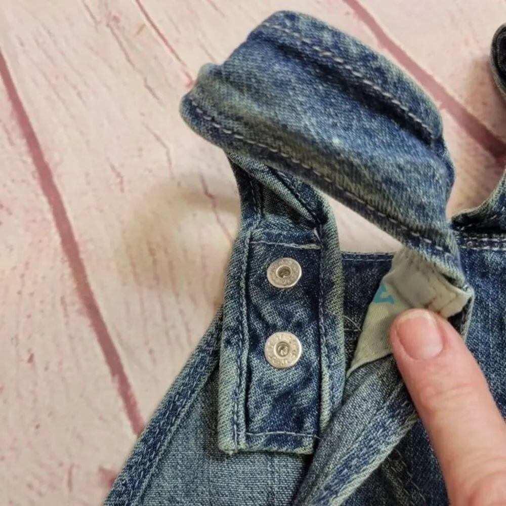 OshKosh denim overalls 3mo